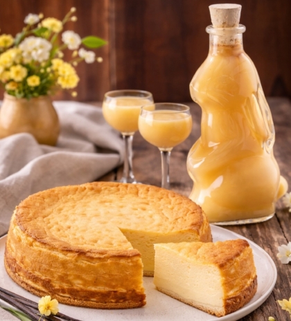 Produktbild f�r ' Set - Fr�hlingsgenuss Eierschecke (Firscheartikel) 1000g und Eierlik�r 0,2 l '