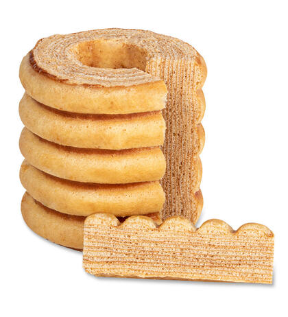 Produktbild fr '400g Baumkuchen Natur -  im Geschenkkarton'