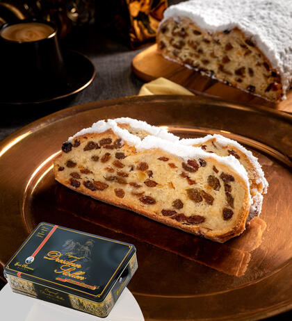 Produktbild f�r 'Dresdner Stollen Edition F�rstenzug in Geschenkdose      '