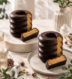 Produktbild f�r 'Baumkuchen mit Zartbitterschokolade - Doppelpack (2 St�ck)'