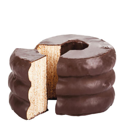 Produktbild fr 'Baumkuchen mit Zartbitterschokolade'