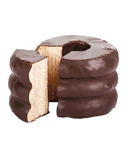 Produktbild für 'Baumkuchen mit Zartbitterschokolade'