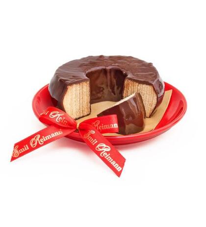 Produktbild für 'Baumkuchenring mit Zartbitterschokolade'