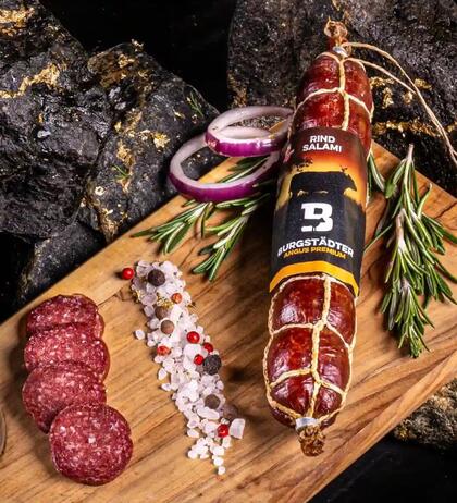 Produktbild fr 'Burgstdter Angus Salami 170g'