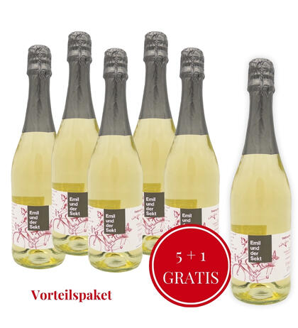 Produktbild fr 'Chardonnay Sekt Brut / Vorteilspaket 5+1'