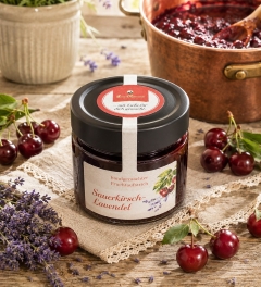 Produktbild f�r 'Fruchtaufstrich Sauerkirsche-Lavendel 200g'