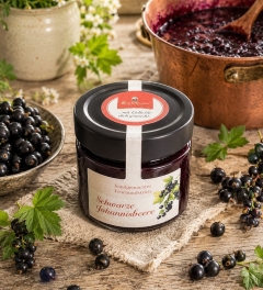 Produktbild f�r 'Fruchtaufstrich Schwarze Johannisbeere 200g'