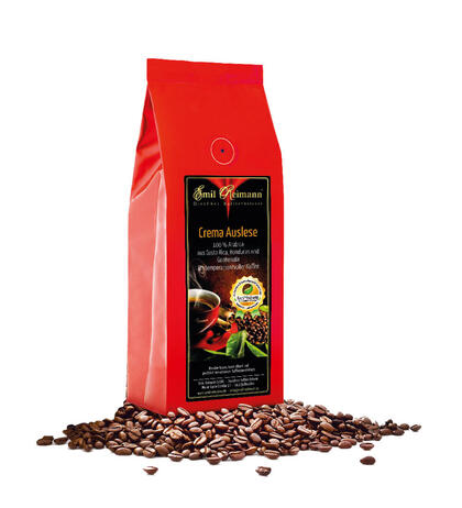 Produktbild für 'Hauskaffee Crema Auslese - ganze Bohne 250g'