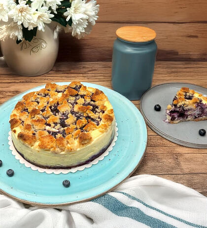 Produktbild fr 'Heidelbeerkuchen mit Streusel 930g (Frischeartikel)'
