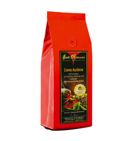 Produktbild fr 'Hauskaffee Crema Auslese  gemahlen'