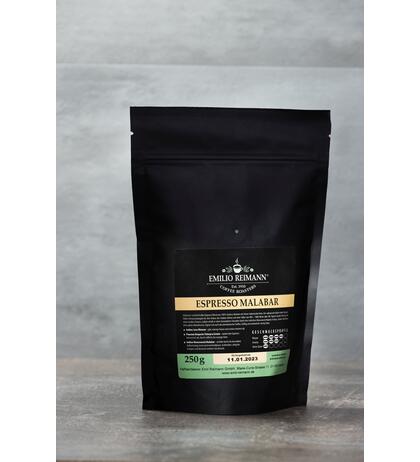 Produktbild für 'Kaffee Espresso Malabar - ganze Bohne 250g'