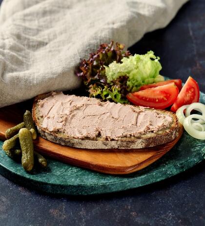 Produktbild f�r 'Kalbsfleischleberwurst 180 g   MHD 05.09.2026 '