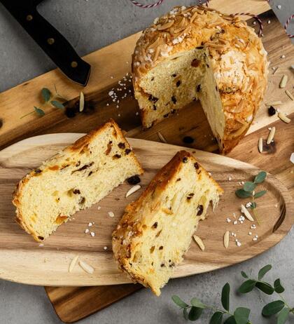 Produktbild fr 'Panettone mit Mandelsplittern und Hagelzucker dekoriert 520 g'