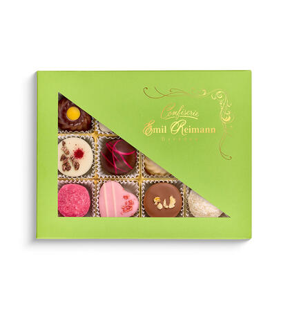 Produktbild fr 'Pralinen- und Trffelmischung mit und ohne Alkohol in der Schachtel 150g'
