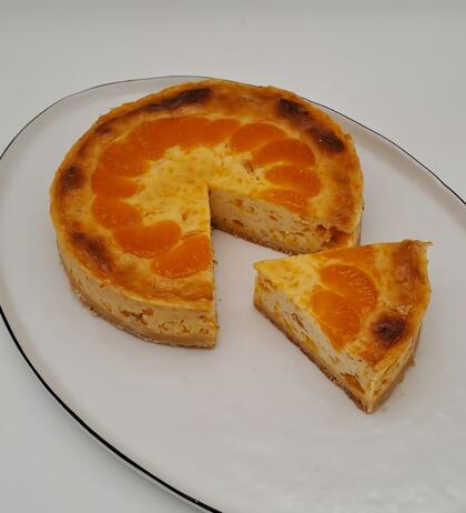 Produktbild fr 'Schmandkuchen mit Mandarinen 970 g (Frischeartikel)'