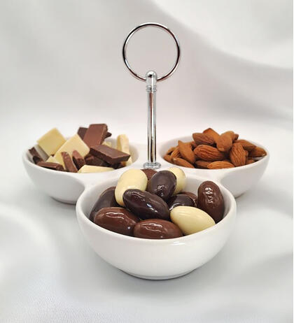 Produktbild fr 'Schoko Mandeln 100g'