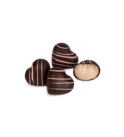 Produktbild für 'Schokoladenherzen mit Erdbeer-Joghurt-Füllung'