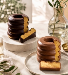 Produktbild f�r 'Set - Baumkuchengenuss Zartbitter- und Vollmilchschokolade'