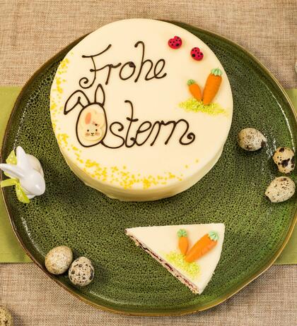 Produktbild für 'Torte Frohe Ostern mit Waldfruchtfüllung 1050g (Frischeartikel)'