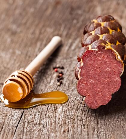 Produktbild fr 'Wagyu Manuka-Honig Premium Rindfleisch Salami 130 g'