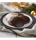 Produktbild für '300g Elisenlebkuchen mit Zartbitterschokolade (3 St.) und Zuckerglasur (2 St.) überzogen'