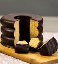 Produktbild fr 'Baumkuchen mit Eierlikr in Zartbitterschokolade - 300g (enthlt Alkohol)'