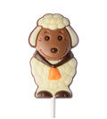 Produktbild f�r 'Edel Vollmilch-Schokoladen Lolly Schaf wei� 35g'